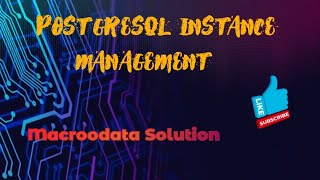 PostgreSQL Instance Management Part 1