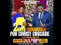 The bonandale for christ crusade with apostle paul me and bro valerie day 2
