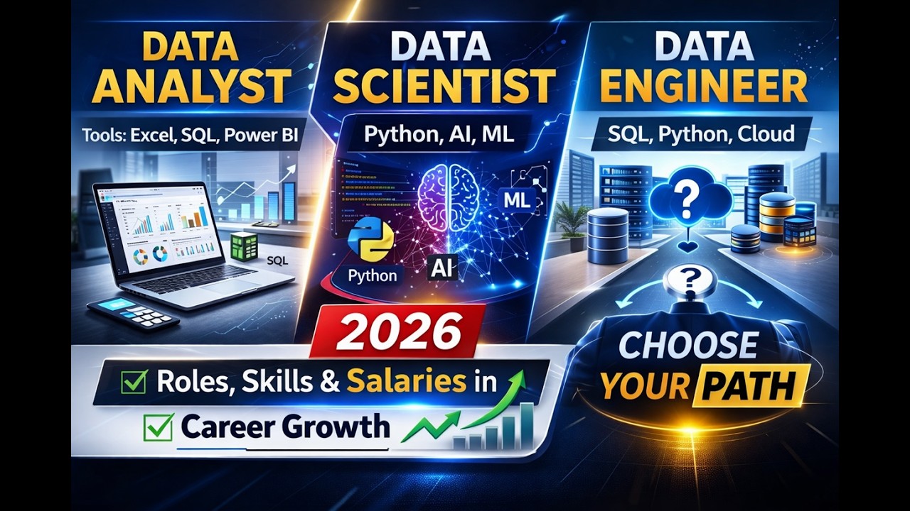 Data Analyst vs Data Scientist vs Data Engineer (2026) | Roles, Skills ...