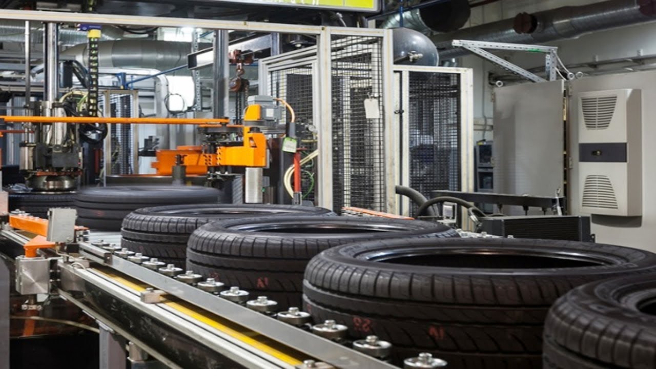 Incredible Modern Tire Manufacturing Process - The Most Interesting Manufacturing Line At Factories