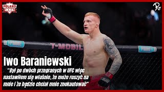 Iwo Baraniewski po swojej wygranej walce na gali UFC 323