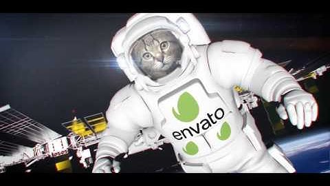 Spacewalk outside International Space Station 2. After Effects Project on Videohive.net