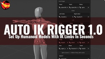 Blender 2.8+ Auto IK Rigger 1.0 Release/Tutorial