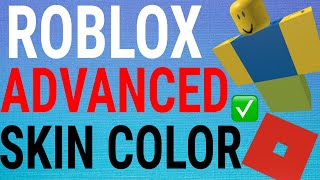 HOW TO CHANGE YOUR SKIN COLOR IN ROBLOX 2017 - Roblox Skin Color Change  Tutorial 