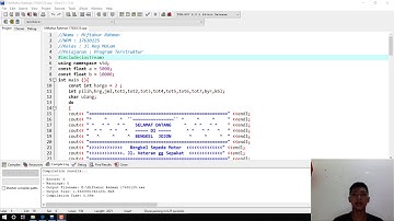 Program terstruktur C++ || Tugas UAS || Kasir Bengkel JOJON