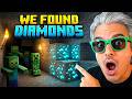 Finally found DIAMONDS in this laggy survival mess! 💎
