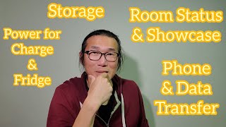 Storage, Room Status & Showcase, Phone & Data Transfer, Power for Battery Bank & Fridge screenshot 2