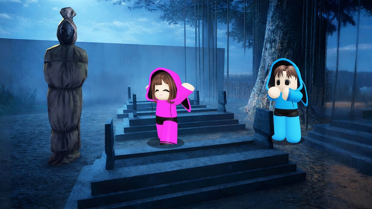 Popo Dan Mimi Bantu Kak Yuta Dan Kak Mio Jaga Kuburan Tapi Malah Dikejar Pocong || ROBLOX