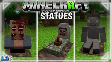 Statues Add-on For Mcpe | More Statues Add-on In Minecraft 1.20