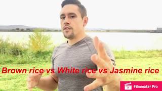 Athlete Statistics Brown Rice vs White Rice vs Jasmine Rice