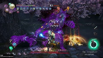 Nioh 2 (1.26) quick test scroll of the damned kill in 30s,omae wa mou shinderiu.