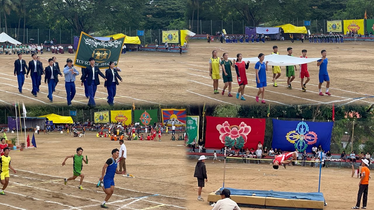 TCV Bylakuppe Sports Day.