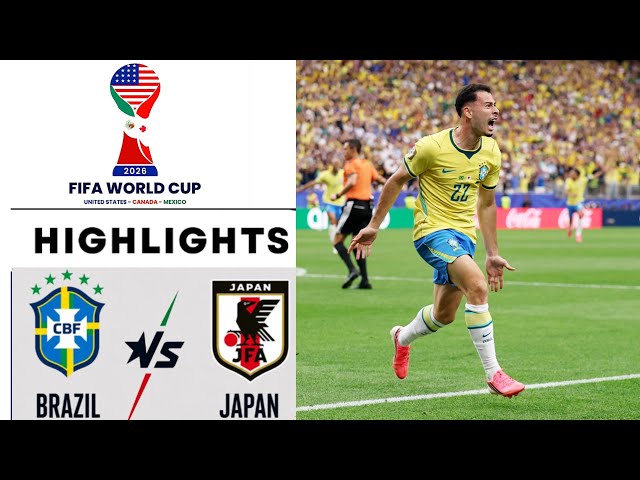日本 - ブラジル (1-2) ハイライト | FIFAワールドカップ2026 | Japão
