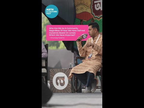Anuraag Saxena @ Arth - A Culture Fest 2023.