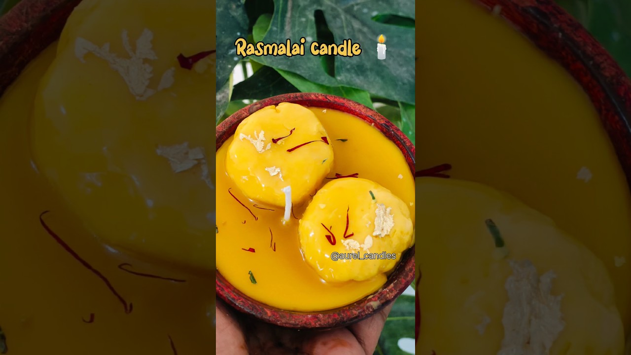 rasmalai candle 🕯️ #song #music #viralvideo #candlecrafts #reels #craft