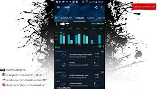AccuWeather Platinum App. Menü Übersicht & Oberfläche Funktion #01 NO TALKING