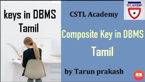 Composite key DBMS Tamil | keys in DBMS tamil| Syntax for composite key in DBMS Tamil
