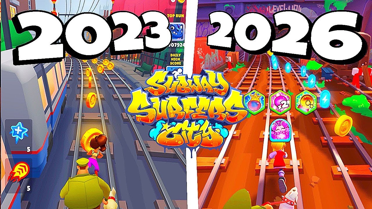 2023 VS 2026 SUBWAY SURFERS CITY - YouTube