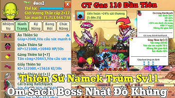 Ngọc Rồng Online - Thiên Sứ Namek Trùm Sức Đánh Sv11 Ôm Sạch Boss Nhặt Đồ Khủng