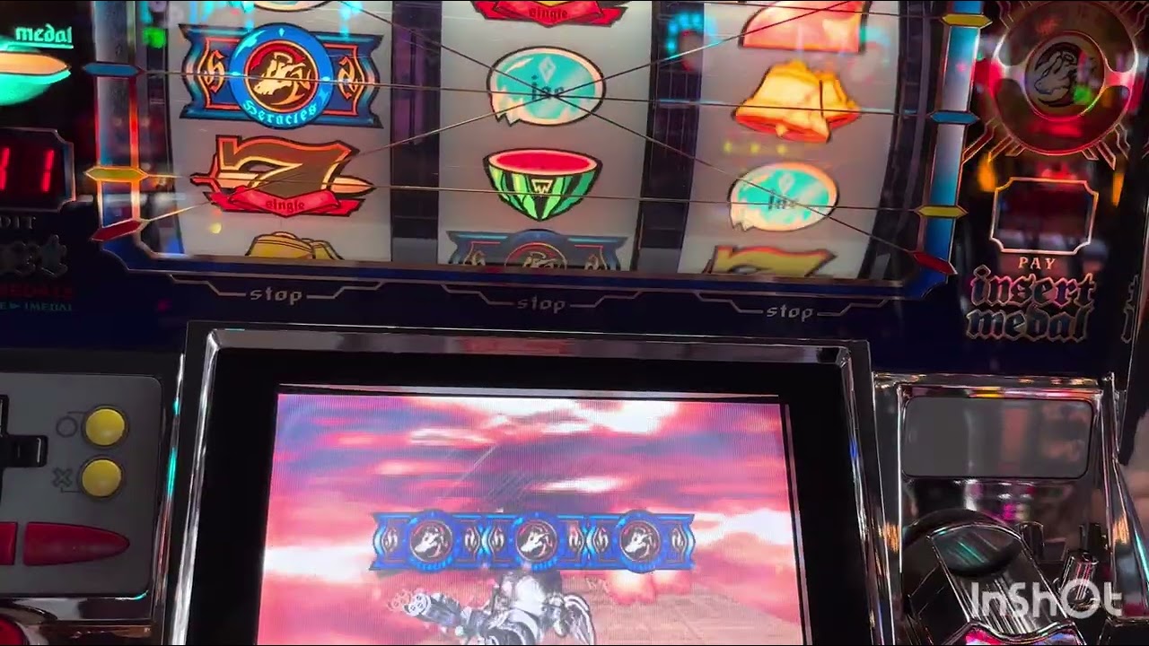 パチスロ アルゼ ヘラクレス 付き ヘラクレス】（アルゼ）RUSH中ヘラクレス揃い#パチスロ #レトロ