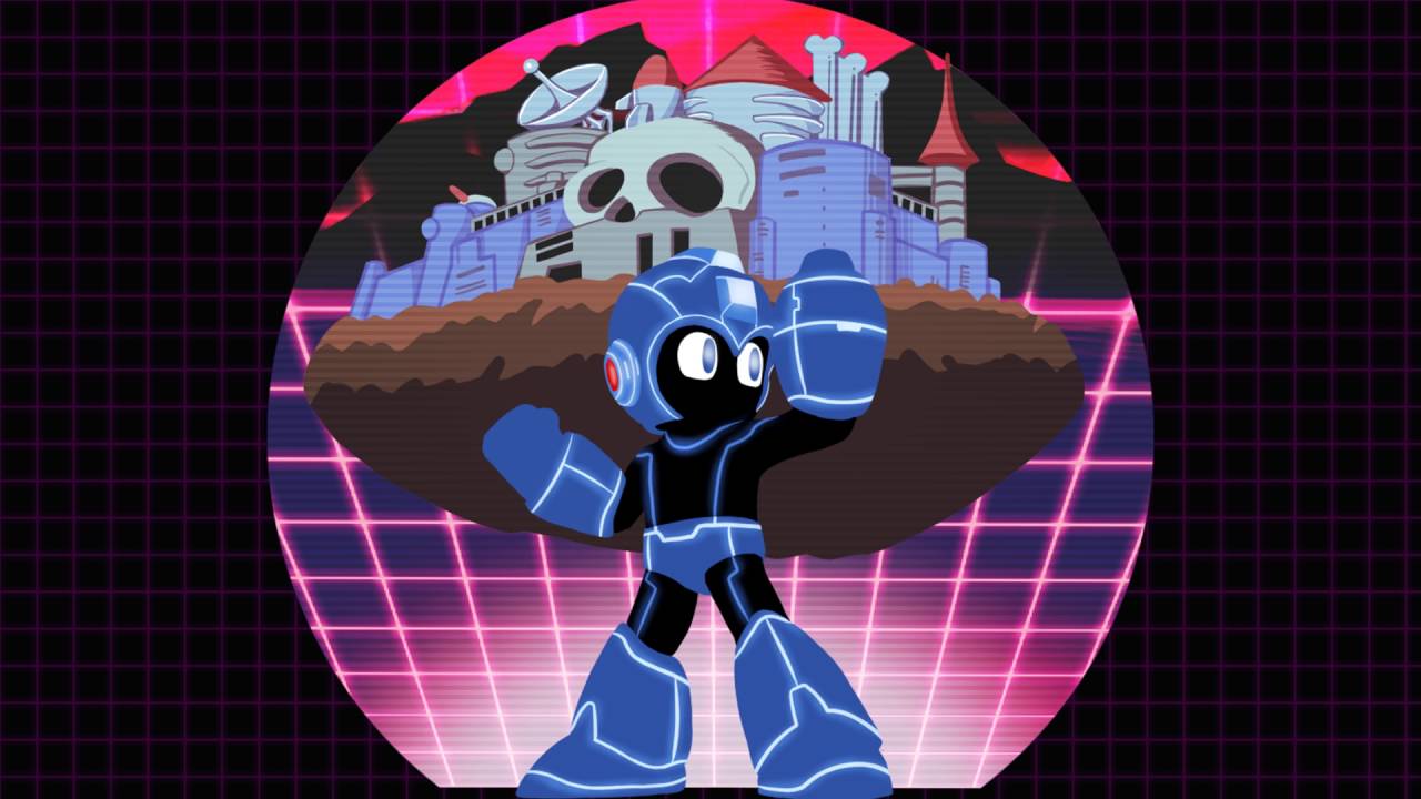 Synthwave Megaman (T shirt Design on sell now!)