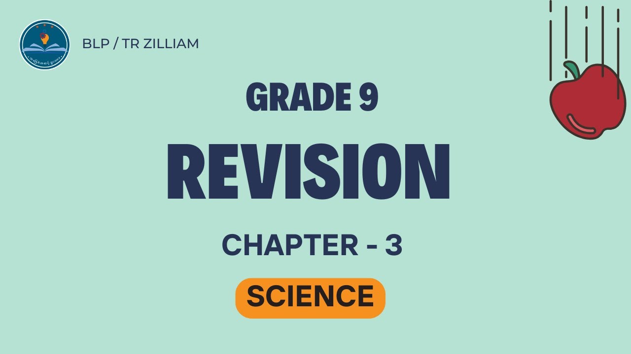 G9 science ch 3 revision and objective questions youtube