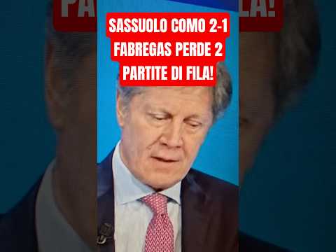 Video SASSUOLO COMO 2-1 Volpato, Nzola e Nico Paz, Fabregas perde e si allontana dalla Champions