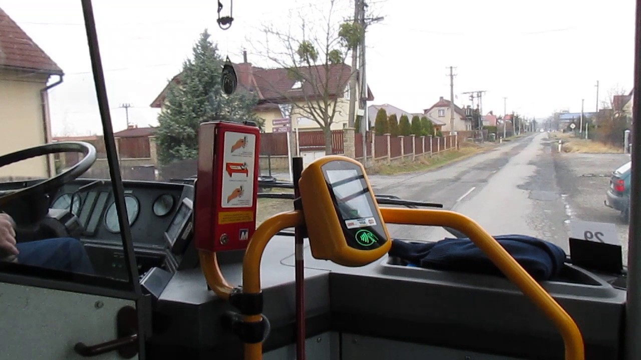 Poslední Karosa B932.1676 v provozu u DPO, EV.Č.: 6482 - díl 2 - vesnická linka, jízda do kopce