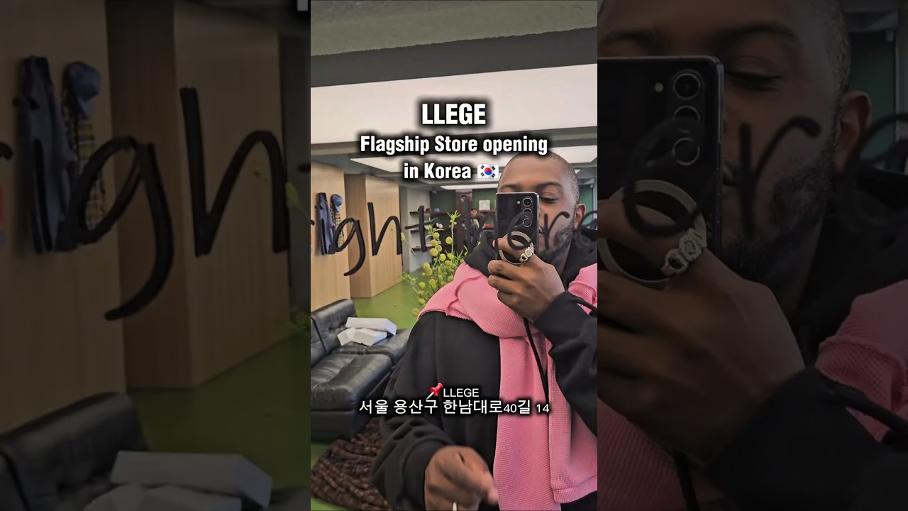 🇰🇷 Seoul- LLEGE Flagship Store opening ! 2025.10