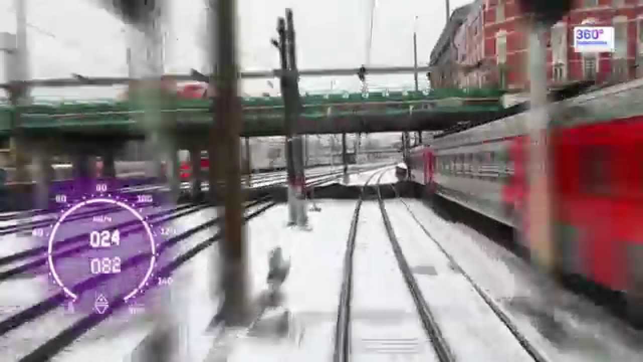 Москва - Рязань за 10 минут, из кабины электрички (60fps)