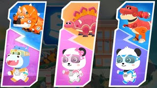 Baby Panda Dinosaurs Rescue Team #2 - Dinosaurs are in Trouble - Help & Rescue Them - Babybus Games screenshot 1