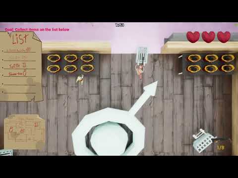 Gameplay still from Shopping Shotguns.