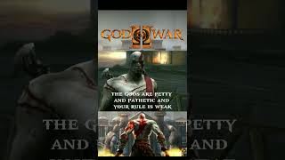 Zeus appears before Kratos #shortsfeed #shortvideos #shorts #godofwar