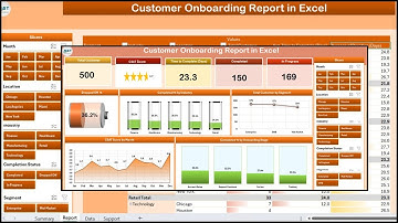 Customer Onboarding Report in Excel