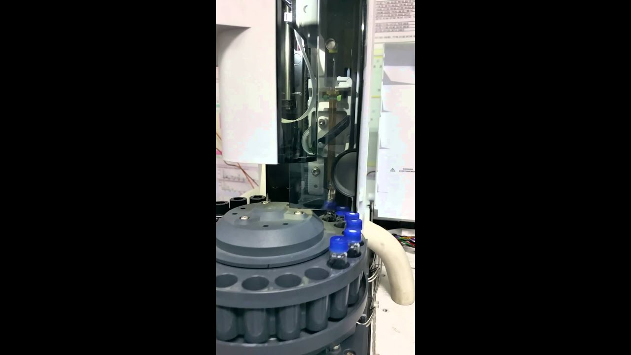 Agilent5973GC Autosampler Injection - YouTube