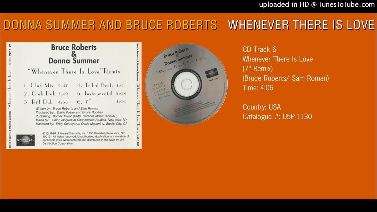 Donna Summer & Bruce Roberts - Whenever There Is Love (Jr. Vasquez 7'' Remix) Donna Summer & Bruce Roberts - Whenever There Is Love (Jr. Vasquez 7'' Remix)