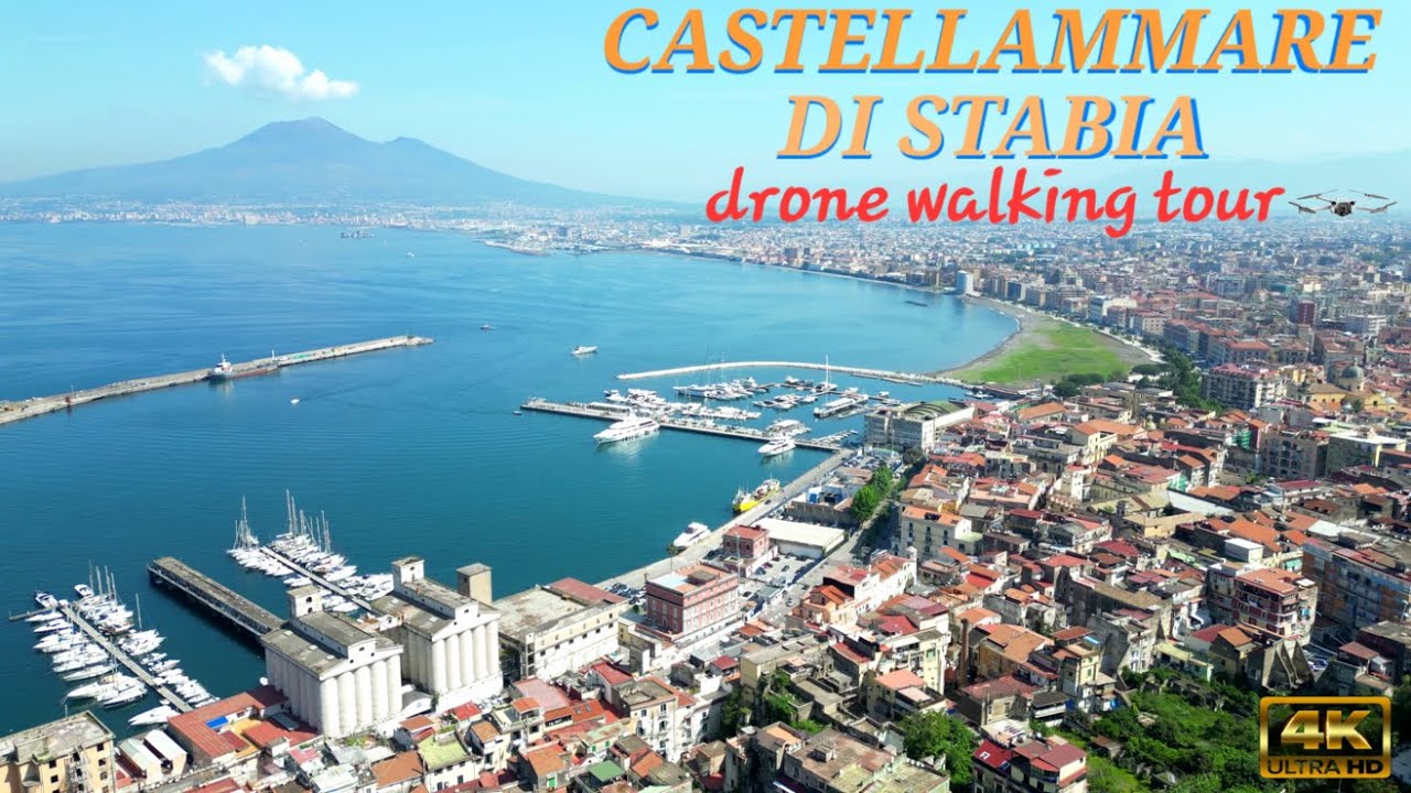 🚁Castellammare di Stabia , Italy 2023🚁   [4K HDR]  #travel #italy #landscape