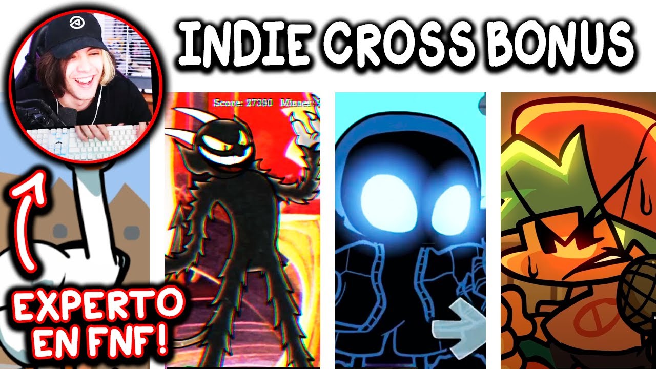 COMO PASAR el MODO NIGHTMARE del INDIE CROSS FACIL y RAPIDO!😎🔥/VS INDIE  CROSS + SECRET SONGS 