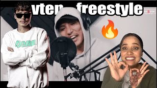 VTEN FREESTYLE💥💥💥 || REACTION VIDEO || ANJILA REACTS😮