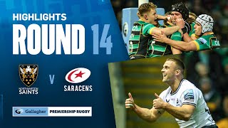 Northampton v Saracens - HIGHLIGHTS | Thrilling 71-Point Match! | Gallagher Premiership 2023/24