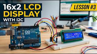 Arduino I2C 16x2 LCD Display Tutorial | Lesson #3