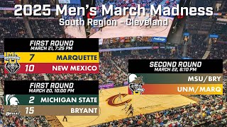 2025 Men's March Madness - South First Round - New Mexico vs. Marquette - P-B-P Wealth