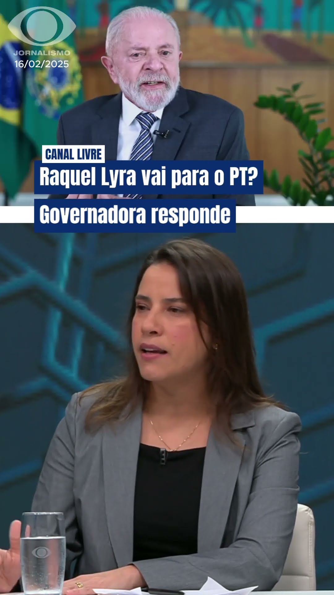 Raquel Lyra vai para o PT? Governadora de PE responde sobre futuro político #shorts