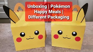 Unboxing | Pokémon Happy Meals | Opening Pokémon cards| Different packaging | Kids try by Lydia K. 28 views 3 years ago 8 minutes, 10 seconds