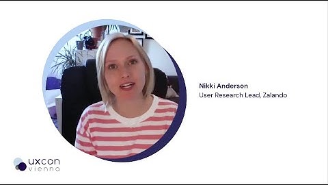 Interview with Nikki Anderson, User Research Lead at Zalando