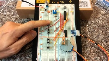 MSP430 Launchpad Project (code and schematics): Button Controlled Stepper Motor on Breadboard