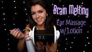 Brain Melting Ear Massage ASMR / NO TALKING/ finger flutters, ear cupping, hand sounds, nail tapping
