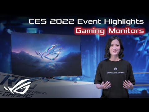 CES 2022 Gaming Monitor Highlights – ROG Swift OLED PG42UQ & PG48UQ, Swift 360Hz PG27AQN