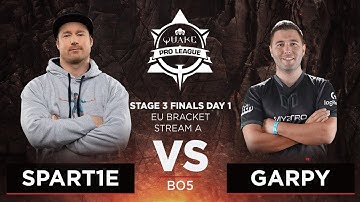 Spart1e vs Garpy - Quake Pro League - Stage 3 Finals Day 1 - EU bracket, Stream A