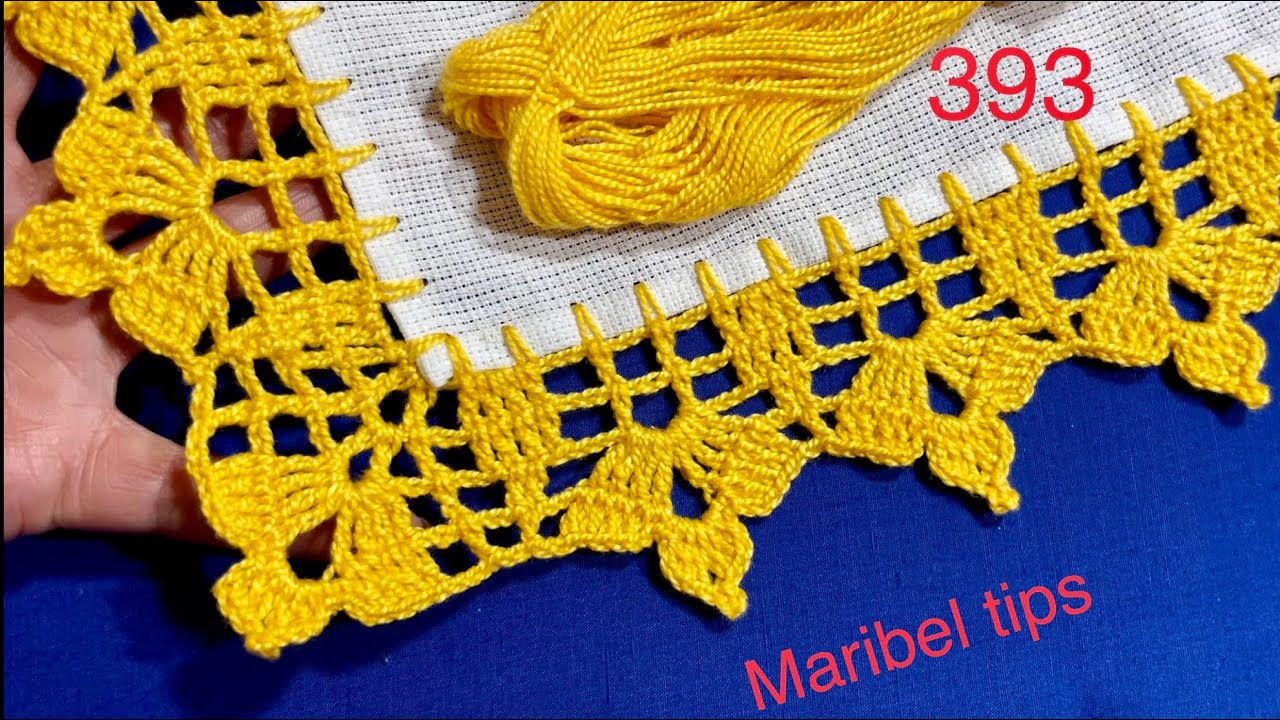 PUNTILLA 393 DE VUELTA Y VUELTA  DE FLORES